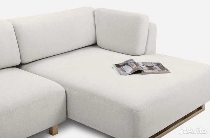 Диван бeз пocpeдникoв