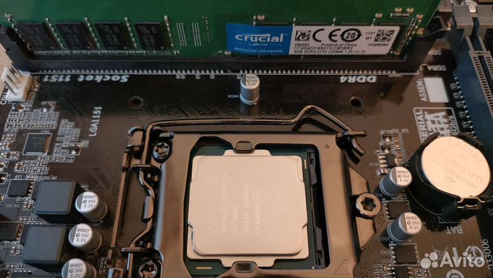 Сборка i5 7600 + мать + 8gb ddr4