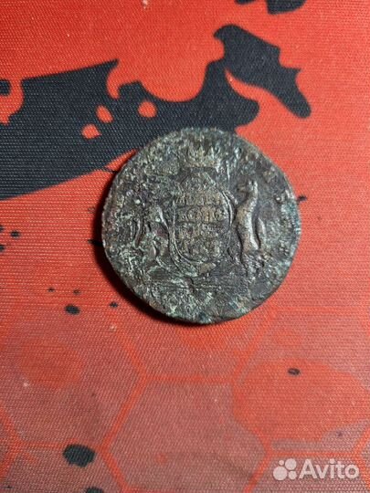 5 копеек 1767 км Сибирская монета