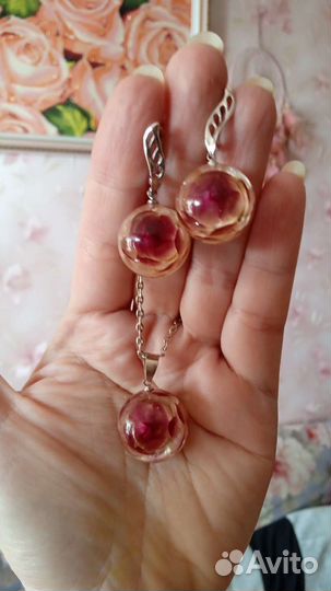 Серьги комплект