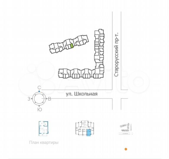 Квартира-студия, 27,4 м², 6/12 эт.