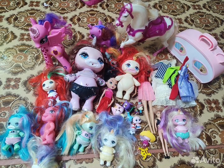 Детские игрушки пакетом для девочки