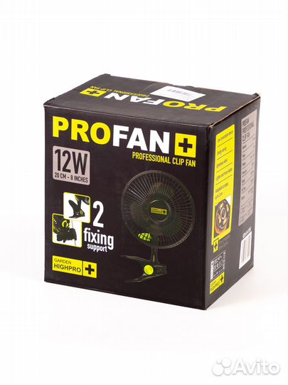 Вентилятор на клипсе clip FAN 20 см/12 Вт