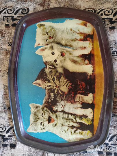 Поднос металлический СССР