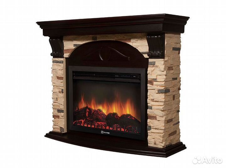 Портал Firelight Torre 30S камень, шпон