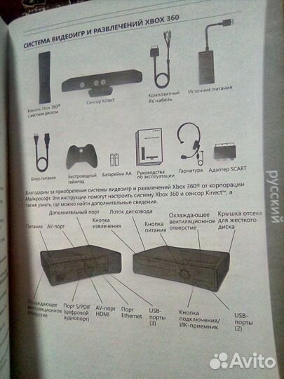 Xbox 360 руководство и гарантия