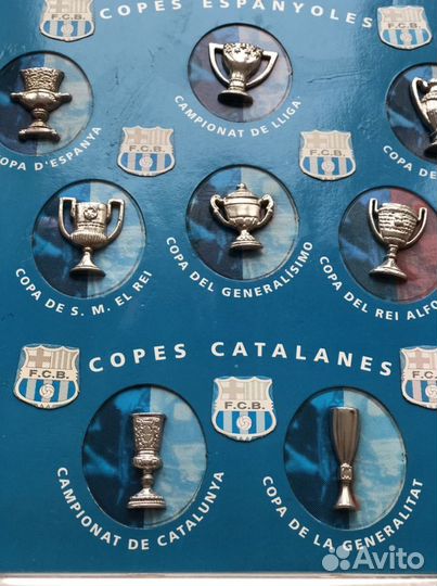 Коллекция значков фк Барселона