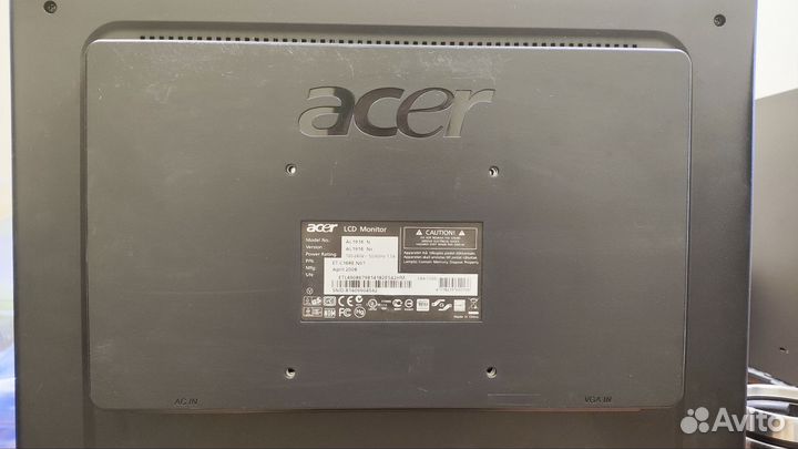 Монитор 19 дюймов acer