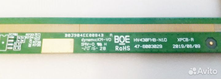 HV430FHB-N1D xpcb-R/L 47-6003029 47-6003028