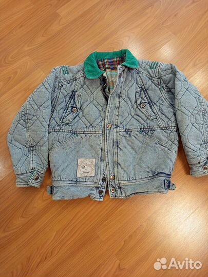 Джинсовая куртка из 90 х на рост 152-158