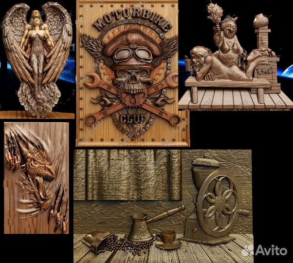 Резка по дереву на чпу