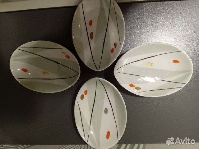 Набор тарелок (розетки) новый Рижский фарфор