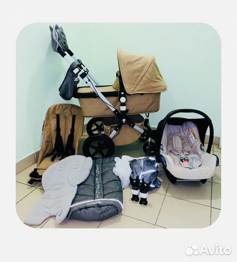 Bugaboo Chameleon3(3в1) +допы limited sahara