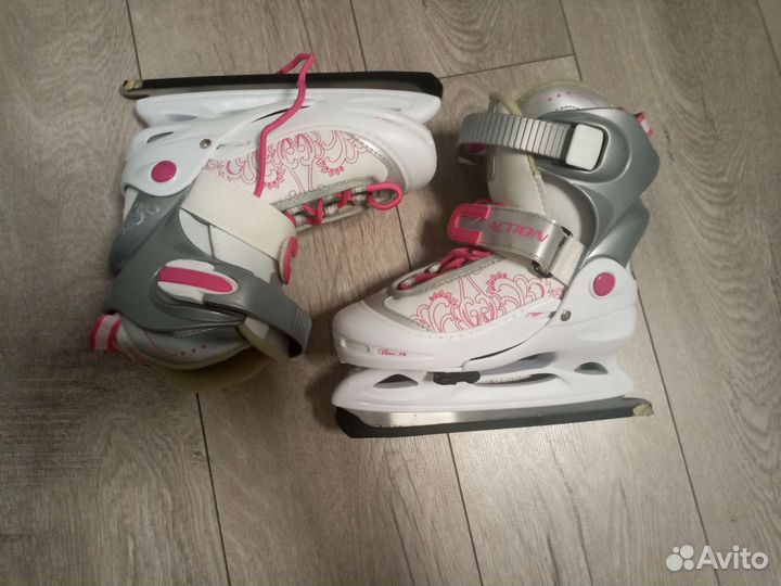 Коньки раздвижные 30 33