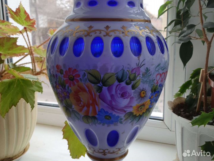 Шикарная Ваза bohemia