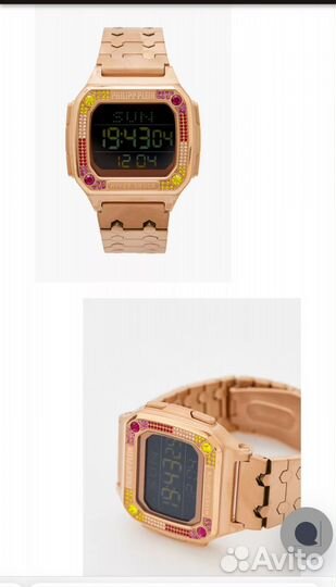 Оригинал новые часы Philipp Plein стразы-унисекс