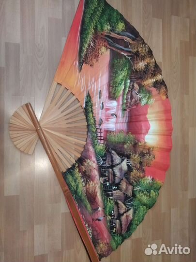 Японский настенный веер