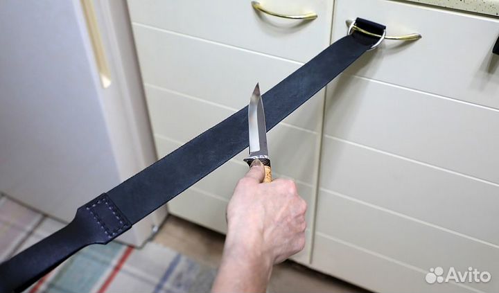 Ремень для направки ножей из натуральной кожи