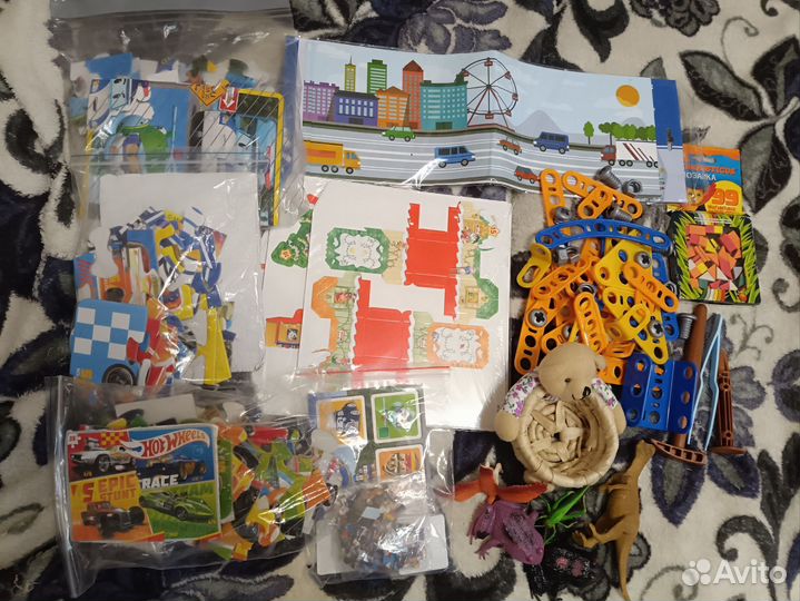 Игрушки пазлы пакетом от 2 лет