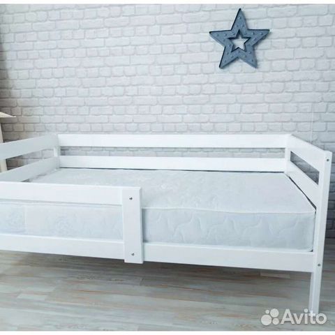 Кровать подростковая 160 на 80 Массив береза