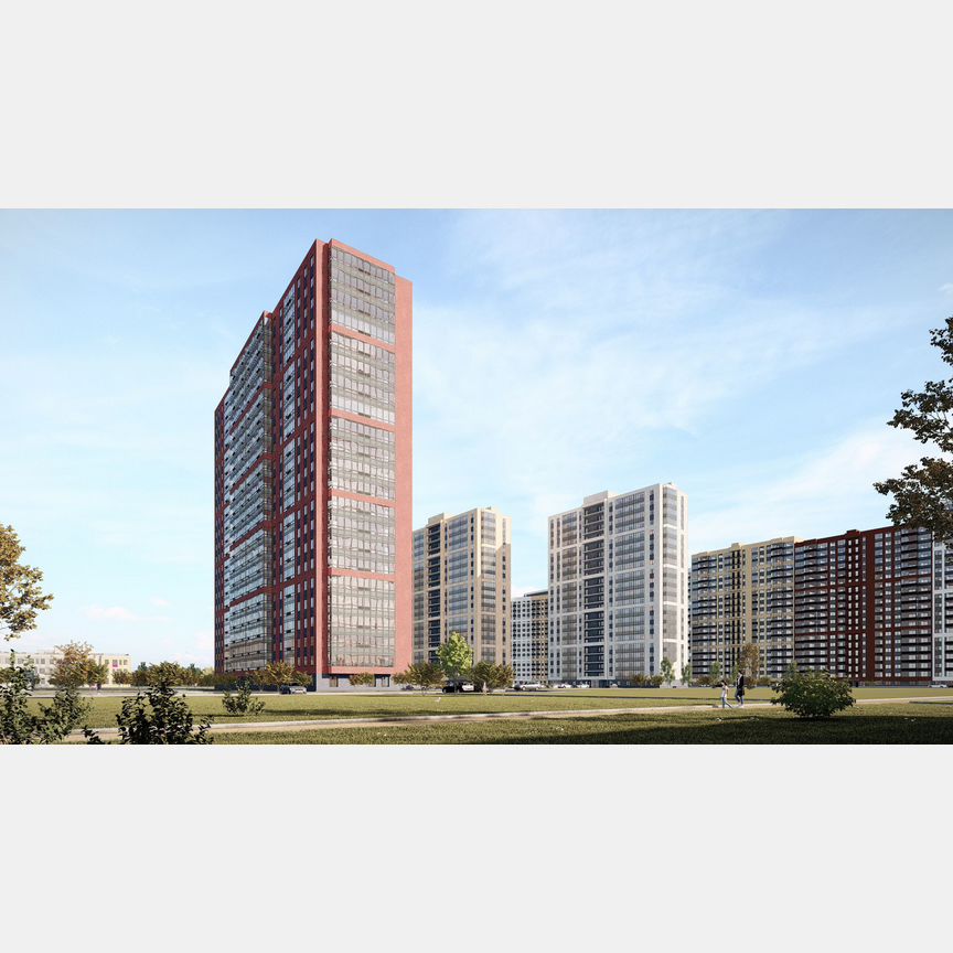1-к. квартира, 33,7 м², 1/22 эт.