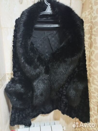 Женский кардиган-пончо