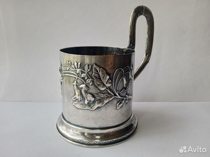 Подстаканник Колокольчики Платиноприбор серебро