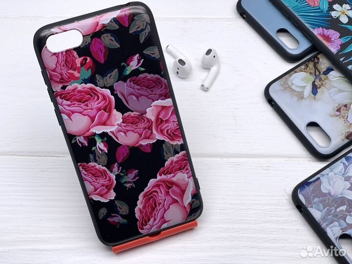 Силиконовый чехол на honor, samsung c 3D принтом