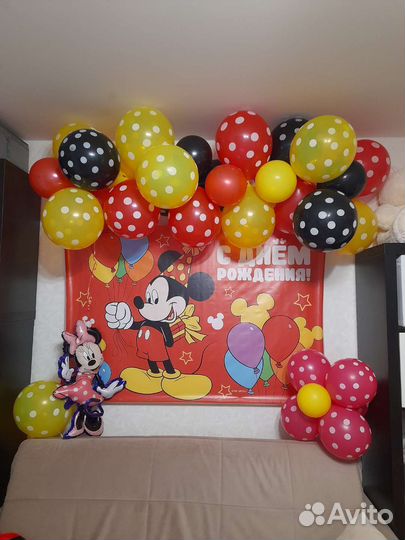 Ободки ушки Мики Мауса