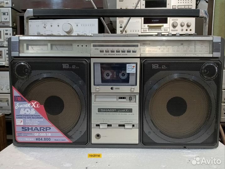 Кассетный магнитофон Sharp GF505 SB