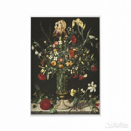 Картина-Натюрморт с цветами