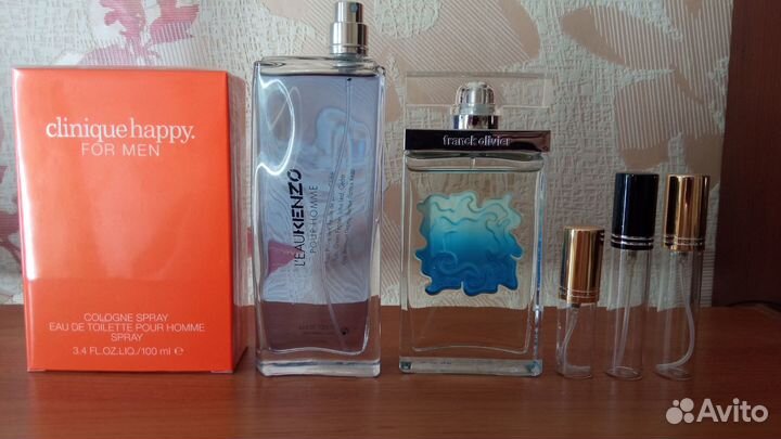 Мужская туалетная вода, отливанты, распив