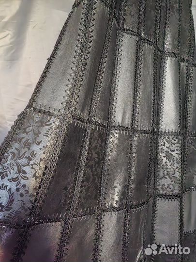 Кожаная юбка натуральная 50