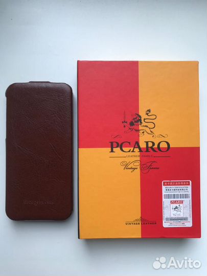 Чехол кожаный pcaro для iPhone 5S/5C/SE