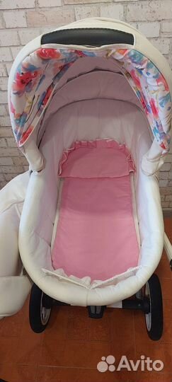 Коляска 2 в 1 эко кожа