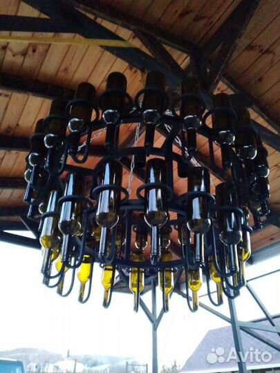 Люстра кованная