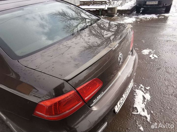 Липспойлер Пассат б7