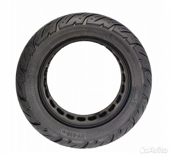 Покрышка литая/бескамерная 10х2.50