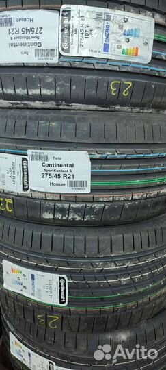 Continental ContiSportContact 6 275/45 R21 и 315/40 R21 111Y