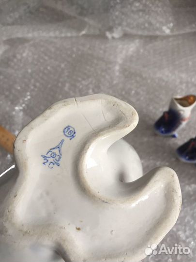 Фарфоровый коньячный набор «Рыбки» СССР