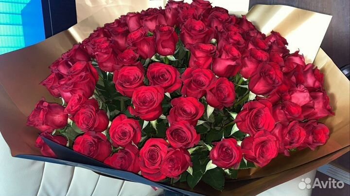 Шикарный букет роз -доставка цветов Динская