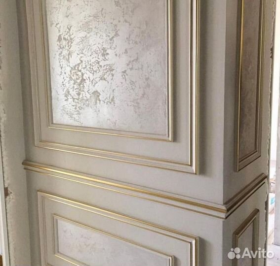 Лепнина из гипса, рамки и уголки с молдингами