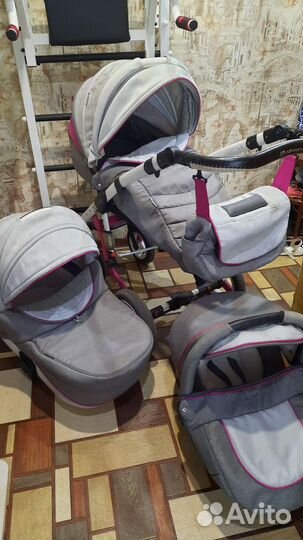 Детские коляски 3 в 1 adamex gloria