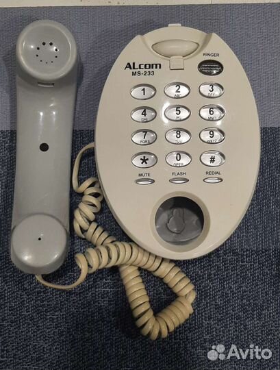 Телефонный аппарат Alcom MS-233, кнопочный