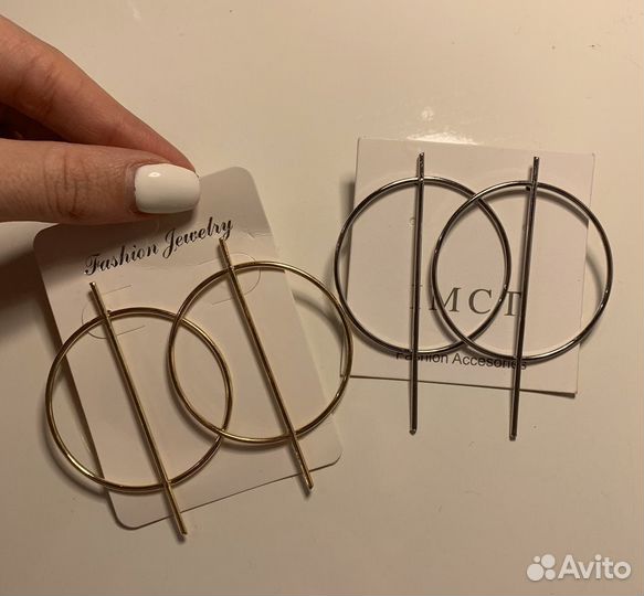 Сережки и зеркальце новые