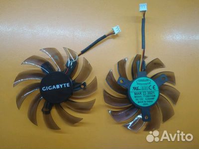 Вентилятор для видеокарты Gigabyte GTX580 3pin