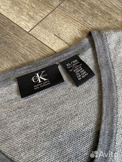 Calvin Klein свитер Merino wool оригинал