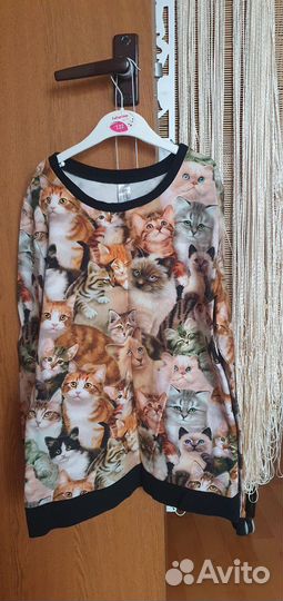 Кофта свитер Кошки