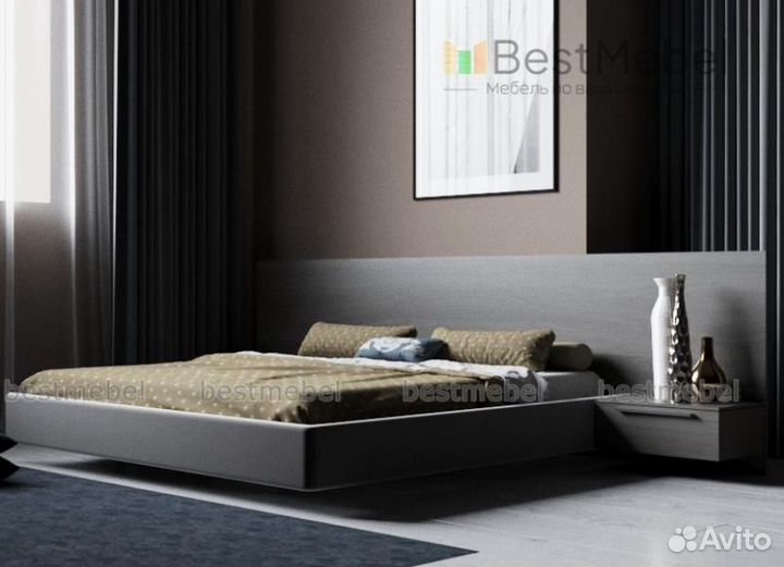 Кровать двухспальная 180 200 лофт