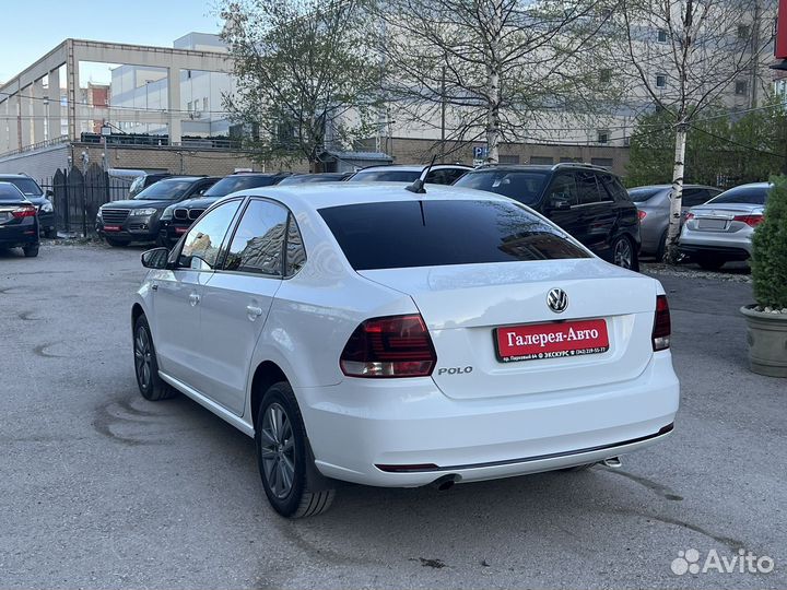 Volkswagen Polo 1.6 AT, 2019, 77 495 км